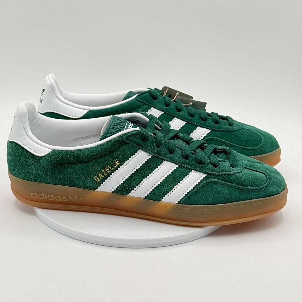 Adidas Gazelle Indoor 'Collegiate Green White Gum' / Size 8 Mens / JI2062